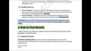 Clinical trials Lecture 1 Part 1 [upl. by Kama]