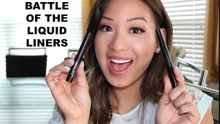 MAYBELLINE LINE STILETTO VS LOREAL LINEUR INTENSE [upl. by Musihc]