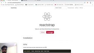 Reactstrap 01 BootstrapHow to install and setup and benefits with button example in hindi [upl. by Assiluj]