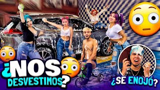 NOS VESTIMOS SEXY PARA LAVAR AUTOS EN LA CALLE  Coloridas ft Yolo Aventuras [upl. by Castora]