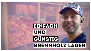 💥so lagerst du dein Brennholz am Besten Holzunterstand🔥 [upl. by Sapienza138]