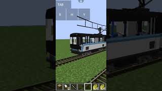 Beautiful train 😍😍 traincraft  minecraft minecraftpe traincraft minecrafttrain pojavlauncher [upl. by Engel]