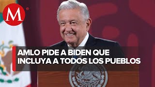 Todos los pueblos de América Latina van a reconocerlo AMLO a Biden sobre cumbre en EU [upl. by Jordans577]