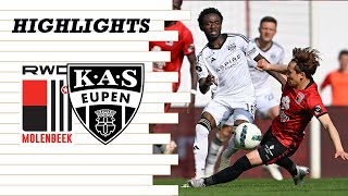 Highlights Matchday 32  RWDM vs KAS Eupen [upl. by Zullo444]