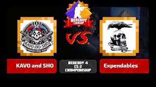 BeReddy 4  CS2 Championship  KAVO and SHO vs Expendables  Div 2  Group B  Bo3 [upl. by Stieglitz]