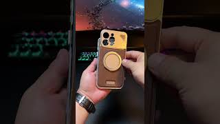 Best Leather iPhone Pro Case [upl. by Laamaj]