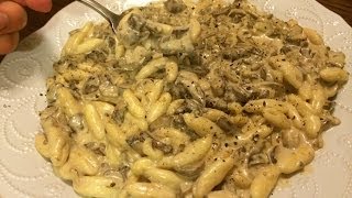 Cavatelli Alla Boscaiola Homemade [upl. by Ruder]