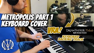 METROPOLIS PART 1  DREAM THEATER  Keyboard Cover played on VRA Keyboard Backing Track [upl. by Kosak687]