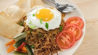 Nasi Goreng Recipe  Indonesian Fried Rice  Asian Recipes [upl. by Aztin]