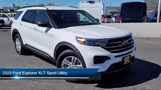 2020 Ford Explorer XLT Sport Utility Sacramento Roseville Elk Grove Folsom Stockton [upl. by Mailliw]