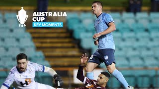 APIA Leichhardt FC vs Sydney FC  Key Moments  Australia Cup 2023 Round of 16 [upl. by Anavas640]