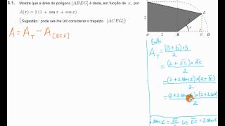 Exercício Trigonometria Exame Nacional Matemática 12º Ano [upl. by Alesi]