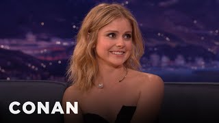 Rose McIver New Zealand Accents Are Ugly  CONAN on TBS [upl. by Shakti420]