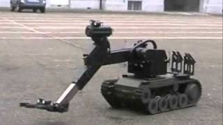 Outdoor Demonstration of an EOD Robot [upl. by Neemsaj168]