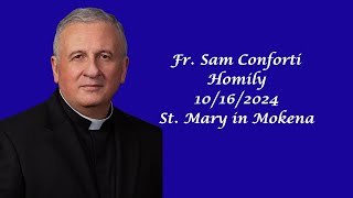 Fr Sam Conforti School Mass Homily [upl. by Vitia]