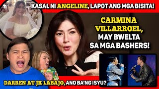 MGA BISITA SA KASAL NI ANGELINE NAGTIIS 🔴 CARMINA MAY BUWELTA 🔴 DARREN OK NA BA WITH JK [upl. by Ettenaj]