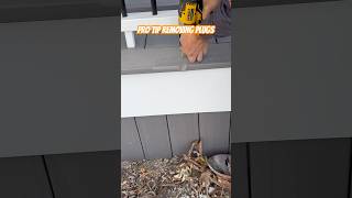 Removing Plugs diy construction protip deck howto stepbystep bluecollar trending timbertech [upl. by Nerrot]