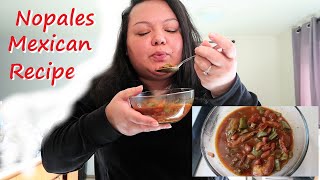 Mexican Style Nopales with Dry Shrimp [upl. by Aidil]