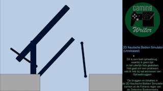 Ophaalbrug animatieproblemen  2D Nautische Bedien Simulator [upl. by Nagorb]