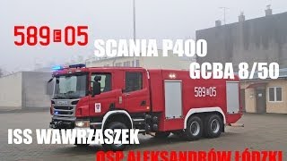 NOWOŚĆPREZENTACJA 589E05  GCBA 850 Scania P400WISS  OSP KSRG Aleksandrów Łódzki [upl. by Ener643]