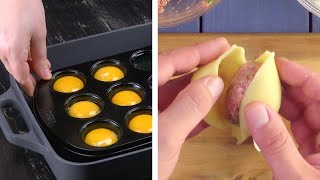 Separa il tuorlo dallalbume nello stampo per muffin 10 idee originali di antipasti [upl. by Yarehs]