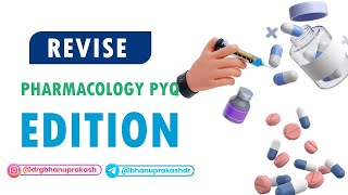 Pharmacology 💊 PYQ Revision with Dr Kamal K V for FMGE ✨📚 [upl. by Remas545]