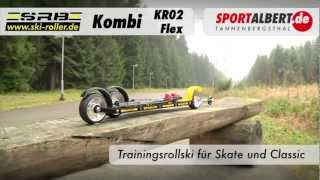 Rollski  Skiroller SRB Kombiroller SkateampClassik KR02 Flex 20122013 von wwwsportalbertde [upl. by Reiko]