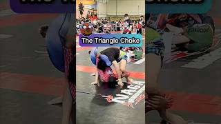 Triangle Choke jiujitsu submission sports sport martialarts combat wrestling grappling mma [upl. by Asilehc506]