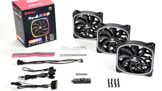 Computer News 2019—02—21 5 Announced colored fans ENERMAX SquA RGB [upl. by Dranrev]