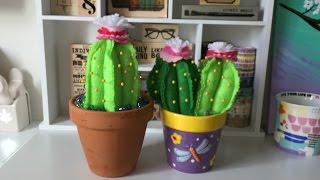 🌵DIY Cactus Pincushion Tutorial🌵 [upl. by Markman]