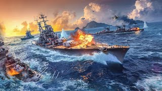 World of Warships First Erie Victory  Intense CoOp Battle Highlights 🚢💥 [upl. by Beeck]