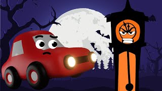 The Dark Halloween Song amp Car Cartoon  Halloween Songs For Kids  Googly Cartoon [upl. by Evelin]