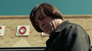 Anton Chigurh Pharmacy Car Explosion  No Country for Old Men 2007  Movie Clip HD Scene [upl. by Atteragram]