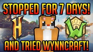 I STOPPED 🛑 playing Skyblock for 1 week and this Happened  Hypixel amp Wynncraft [upl. by Enellek]