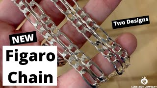 Two Sterling Silver Figaro Chains [upl. by Ahsekel495]