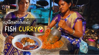 ✨Hogenakkal Delicious 😍💯Fish Fry  Meen 😋🐟Kulambu Cooking ontrending viral fishcurry [upl. by Yank]