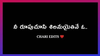 Vaalu kanula dana nee viluva song lyrics video black screen [upl. by Estella995]