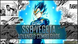 Xenoverse 2 SSB Vegeta Advanced Combo Guide  Elite Saiyan Combos [upl. by Lenoil897]