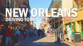 New Orleans Driving Tour February 2024 [upl. by Adialeda53]