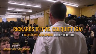 Rickards FL0 vs Colquitt County GA 2024 Homecoming  Georgia High School Football Highlights [upl. by Andris]