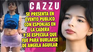 Cazzu se presenta a una Marcha con esponjas en la cadera y dicen se mofa de Angela Aguilar [upl. by Zawde]