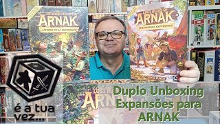 DUPLO UNBOXING  Expansoes para a Ruinas Perdidas de Arnak [upl. by Aicsile]