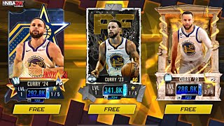 GET EVERY CURRY CARD FOR ABSOLUTELY FREE NO CODE ONLY GRIND  NBA 2K MOBILE [upl. by Ik754]