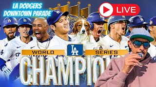 Dodgers Victory Parade  Downtown LA Over 200k FANS  OHTANI FREEMAN  PLAYERS CELEBRATIONS [upl. by Nyved]