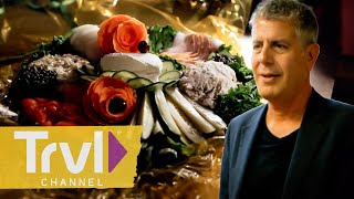 Anthony Gets Christmas Dinner from Jewish Deli  Anthony Bourdain  No Reservations  Travel Channel [upl. by Asek]