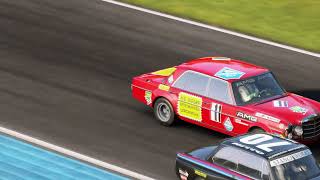 1971 MercedesBenz 300 SEL 68 AMG  Race Replay  Le Mans  3 Laps  Historic Touring Group B [upl. by Enilada221]