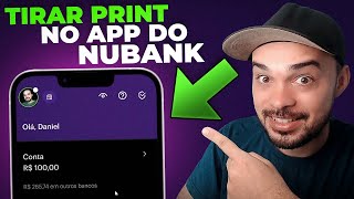 Como GRAVAR A TELA e TIRAR PRINT do APP do NUBANK [upl. by Ardine81]