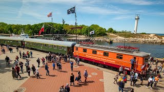 Pociąg Pirat w Kołobrzegu 2023  Special train Pirate in Kołobrzeg [upl. by Cryan]