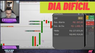 DIA DIFÍCIL   3 OPERANDO 10K NO DAY TRADE CONTA REAL [upl. by Revell]