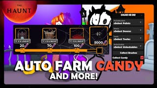 THE HAUNT Color or Die Script Hack • Auto Farm Candy amp More Roblox [upl. by Eelyrehc303]